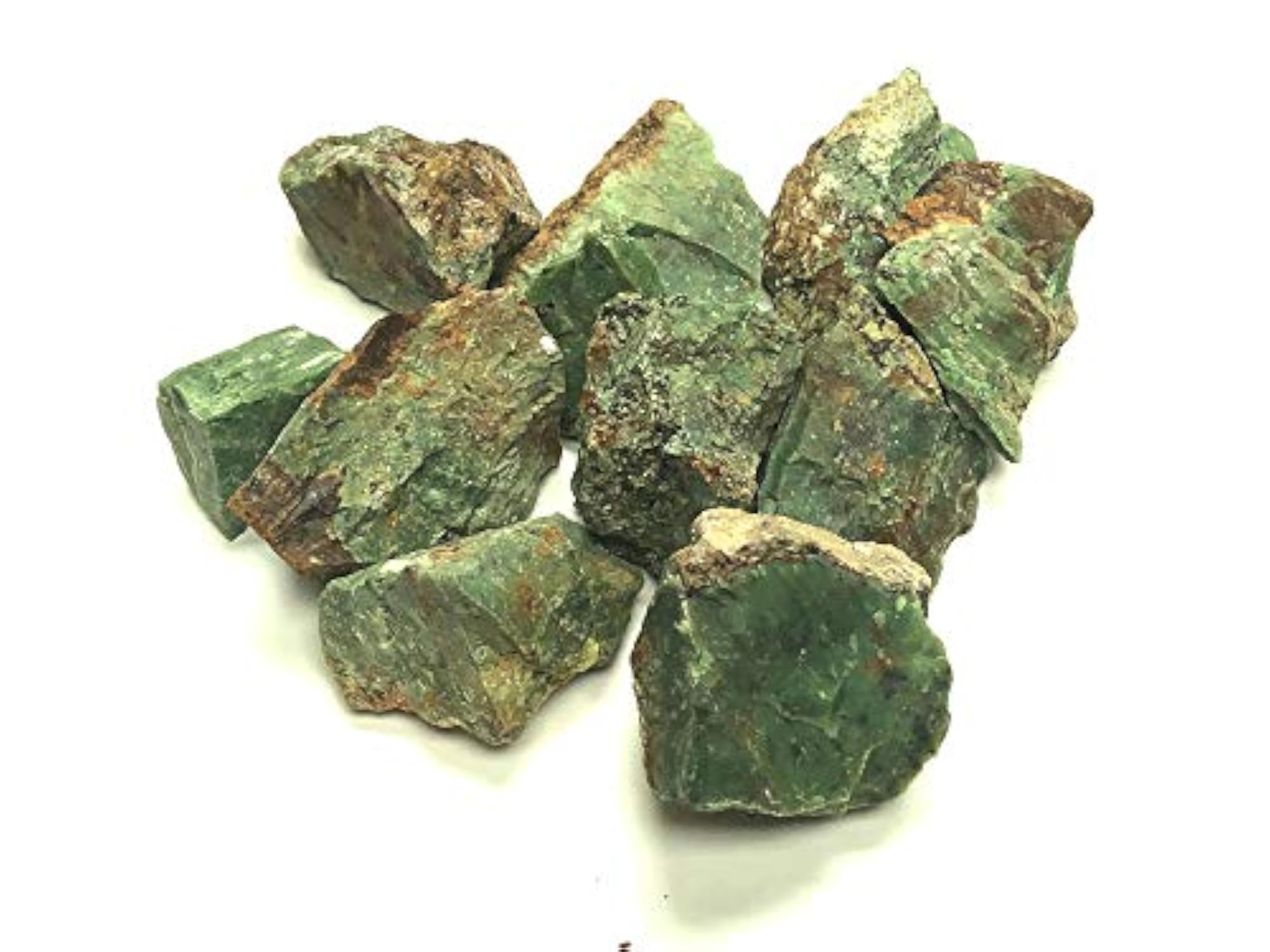 Rough Natural Chrysoprase Stones - Bulk Raw Stones